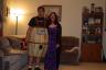 Daddy and Mommy ready for their Halloween Party