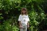 Callie at the butterfly gardens