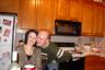 Dena and Brad at the party