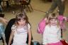 wearing their silly headbands that Grandpa Robinson found them for New Years