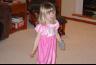 Dancing with her mitten on