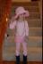 Julia all ready for Silly Day at preschool (and the mitten fits right in)