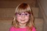Julia in her NEW glasses!