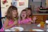 Breakfast after Callie's first sleepover