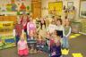 Julia's class with their turkey hats on!