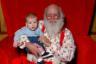 Jace 's first visit with Santa