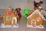 the girls' gingerbread houses