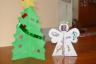 Callie made the tree, Julia made the angel