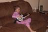 Playing guitar hero