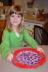 Julia with her plate