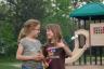 Callie and her new friend Sara