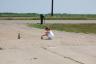 Callie had a lot of fun shooting bottle rockets