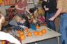 and decorated pumpkins