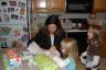Julia gave us her present from school early - she was so excited!