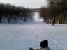 the sledding hill