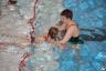 Julia at swimming lessons