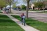 Callie and Scott back from their bike ride to Sunshine
