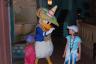 Donald Duck was inside 
