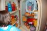Her fridge opened up!