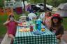 Callie's birthday camp out with Lauren