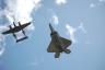 A P38 and the F22 