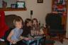 Andrew, Abby, and Callie singing away
