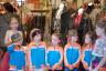 Julia's hip hop class waiting for their turn