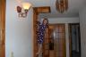 This ladder went up to one of the secret rooms - the french doors led to the master bedroom