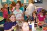 Girl Scouts - working on the Lets Get Cooking patch