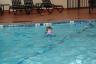 swimming at Grandma & Grandpa Ivey's motel 