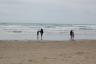 Walking around on the beach