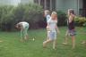 Most of the girls had never played croquet so they enjoyed a game of that