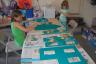 Callie picked teal - I think it is going to look really pretty!