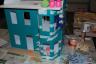 We added the bay windows after the main part was dry