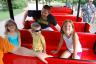 The train ride - Jace's favorite part of the zoo!