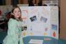Callie at the science fair