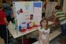 Julia at the science fair