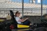 We had fun racing go-carts too!