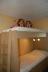 The girls enjoyed bunkbeds at our ocean motel