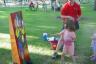 Beanbag toss (check out Julia!)