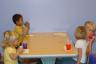 Snack time at Kingdom Kids