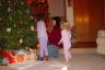 Decorating the Christmas tree