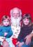 Santa Claus and the girls 