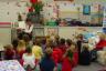 Mrs. Davids is reading a Christmas Story
