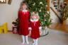 Modeling our Christmas dresses