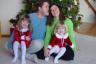 Merry Christmas - now who is ruining this picture Daddy? 