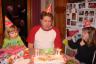 blowing out the candles