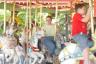 Grandma and Callie rode the carousel