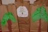 Callie made the trees on all the treat bags