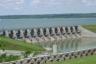 the dam